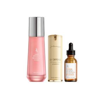【煥采再生組】外泌體修復再生精華30ml+LipoA煥膚透亮化妝水120ml+抗UV防曬素顏霜PRO 30ml