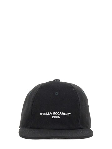 stella mccartney baseball hat with logo embroidery
