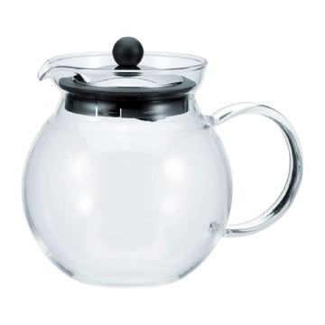 iwaki 耐熱玻璃濾蓋沖茶器  640ml  1個  透明