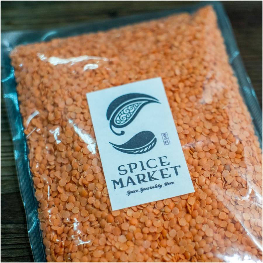 レンズ豆 皮なし 1kg マスールダール Red Lentil レッドレンティル Masoor Dal 豆 業務用