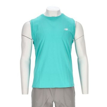 New Balance SDS 男款 湖水綠色 訓練 無袖 快乾 上衣 運動 休閒 背心 NGF29771TBL