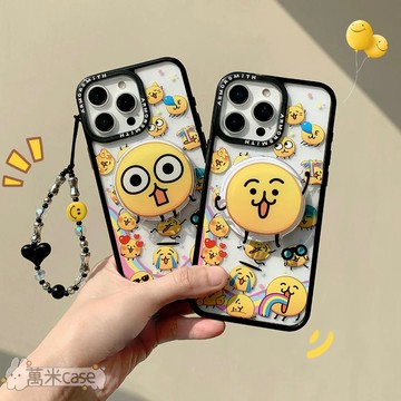 可愛 趣味表情 防摔 磁吸支架 手機殼 iPhone 17 16 15 14 13 12 pro max 11 全包硬殼