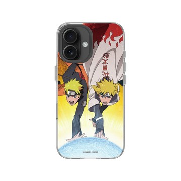 iPhone 16 Clear Case（相機按鈕） 透明 - 火影忍者 Naruto - 漩渦鳴人&波風水門