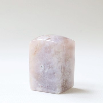 淡紫色瑪瑙印章客制姓名印章印鑑章手工