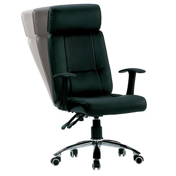 達拉黑皮辦公椅/電腦椅