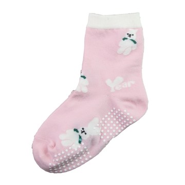 純棉親膚止滑童襪-M(14-17cm)-多款任選