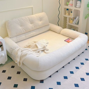 免運 公司貨 沙發 單人沙發 可躺懶人沙發可睡榻榻米大型人類狗窩臥室小沙發沙發 可開發票 全館五折 工廠現貨直銷 新品特價 z11122