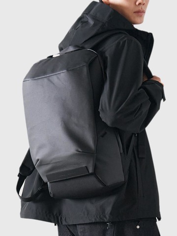 Premium Twill Weather-proof Professional Backpack [Black]