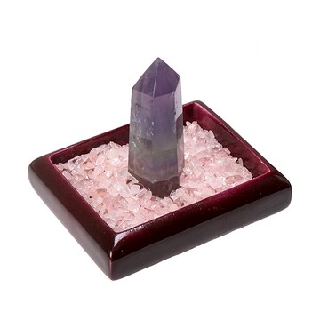 紫螢石柱100g以上 (招貴人/旺事業/增智慧)