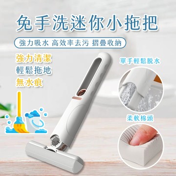 林花毛巾｜ 拖把 小拖把  免手洗拖把 迷你拖把 膠棉拖把 免沾手拖把 擦玻璃神器 桌面清潔拖把 車載小拖把車用擦玻璃