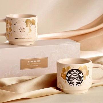 🆕新品上架【梨花娘】巨蟹座♋️生日獨享💜 韓國限定｜STARBUCKS 白梨花 Blossom 雙入濃縮咖啡杯組