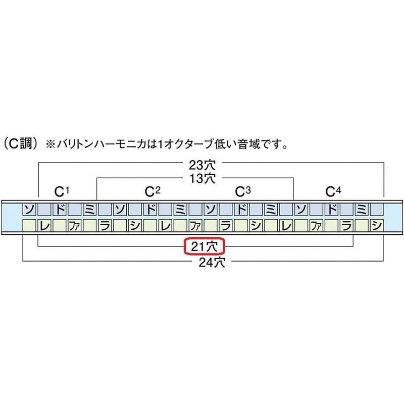 SUZUKI スズキ 21穴複音ハーモニカ ハミング SU-21 Humming D#m調