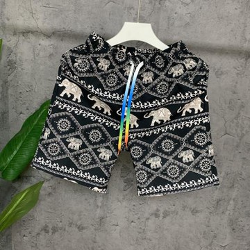 真的喜歡~外貿夏季痞帥花色休閑短褲男士時尚五分沙灘褲子ins潮牌