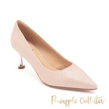 Pineapple Outfitter-PARAS 香榭微光尖頭高跟鞋-粉紅色