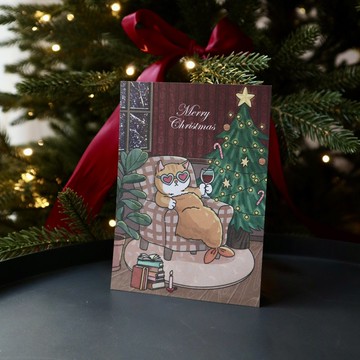 【Xmas - Tipsy Solitude for Christmas】| 明信片 聖誕卡