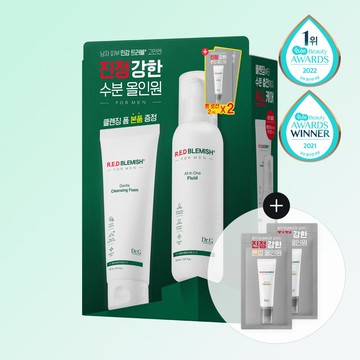 Dr. G Red Blemish For Men 2P Set (+Calming All in one 150ml+Cleansing Foam 150ml)