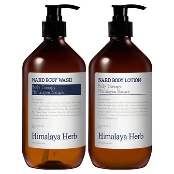 NARD 身體保濕禮盒 薰衣草麝香 沐浴露500ml + 身體乳500ml  1盒