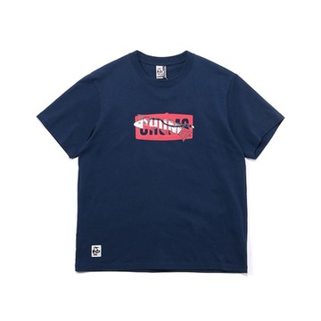 CHUMS Clean River T-Shirt短袖上衣-深藍-CH012350N001