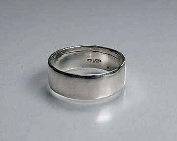 金工寬版戒指 13 號