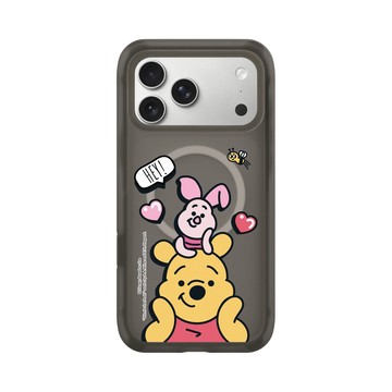 iPhone 17 Pro Max AirX 本質黑 - 迪士尼-小熊維尼 Disney Winnie The Pooh - 維尼、小豬和蜜蜂