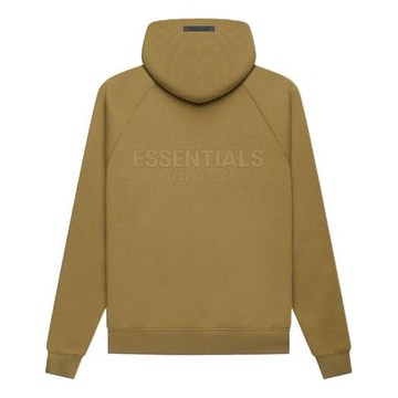 Fear of God Essentials FW21 Pullover Logo Hoodie 'Amber'