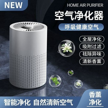 💖新品✨臺灣出貨✨空氣淨化器家用室內桌面負離子除甲醛去除臭味煙霧淨化器除煙室內