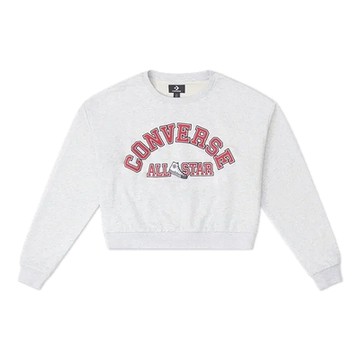 Converse Retro Chuck Heritage Crew 女款 灰色 上衣 長袖 10026777-A03