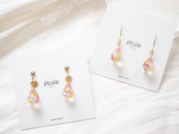 Swarovski 水滴造型短款耳環 SDS-08