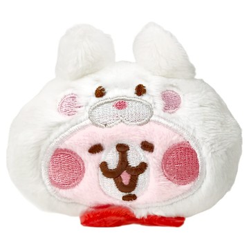 卡娜赫拉的小動物 兔裝手機支架  絨毛系列  I13-M  兔兔  1個