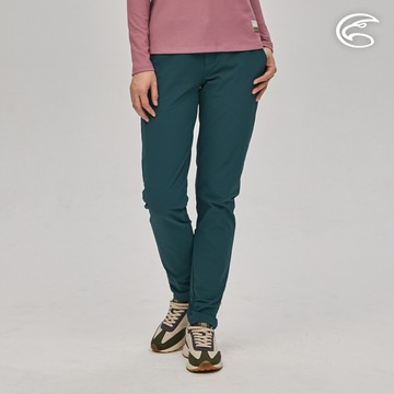 ADISI 女彈性撥水透氣快乾機能修身長褲AP2221032 (S-XL) 深摩洛哥藍｜城市綠洲