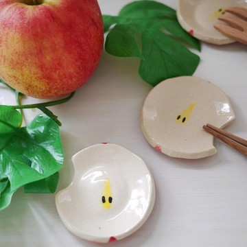 水果筷架[蘋果]/水果餐具架[蘋果]