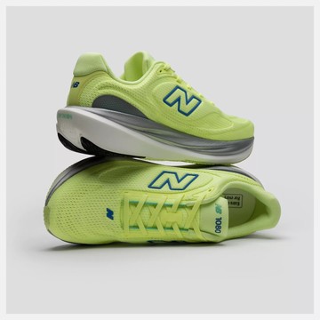 NEW BALANCE 慢跑鞋 NB1080 V15 螢光綠 2E寬楦 男 M10802HR