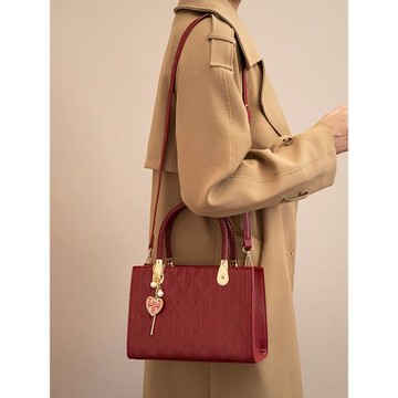 紅色包包大容量手提包禮物新娘包女中年喜媽媽婚宴包婆婆婚包日常