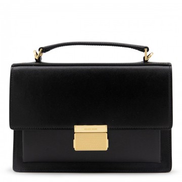 Golden Goose - Black Leather Crossbody Bag Uni