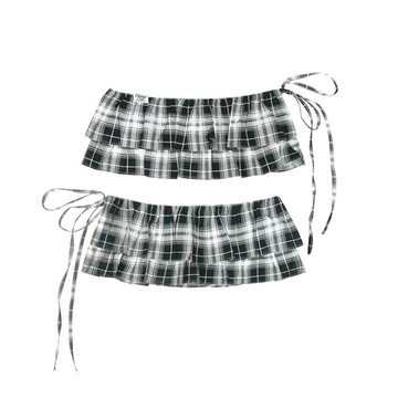 DADDYCLUB | Briana Layer Skirt 可愛格紋疊穿裙