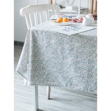 妙HOME 北歐簡約餐桌布ins復古風防水防油免洗長方形家用餐桌臺布