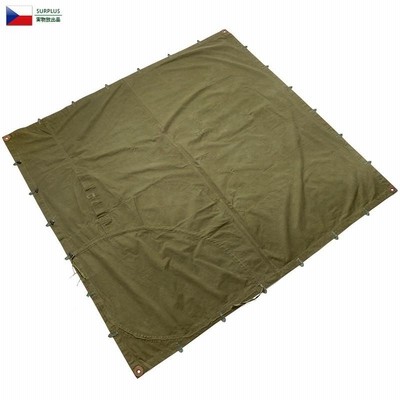 50s フランス軍 テントシェル タープ ポンチョパップテント カーキベージュ 50s フランス軍 テントシェル タープ ポンチョパップテント