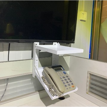 優品#電話支架 #電話托架 百變金屬配個性訂製商務辦公電話架高承重懸掛牆面隔斷置物架促銷128