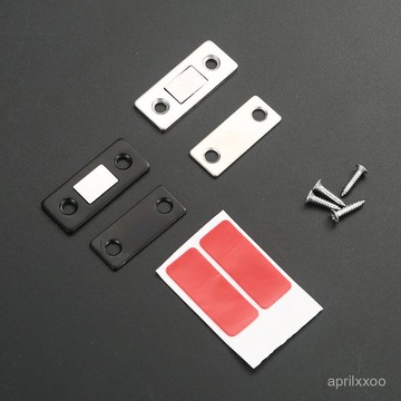 [24時熱賣]免打孔門吸 免打孔櫃吸櫃門磁吸 免打孔櫃吸隱形抽屜衣櫃門超薄磁碰強磁門碰廚櫃門門吸 AVKQ