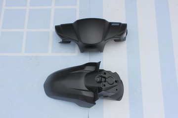 雅馬哈配件旭鷹125外殼JYM125T3A原裝前擋泥板頭罩殼前瓦燈箱沙板