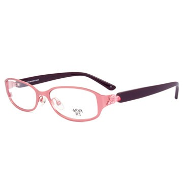 ANNA SUI安娜蘇 香氛花園簡約立體薔薇光學眼鏡(啞光粉/紫) AS151-211