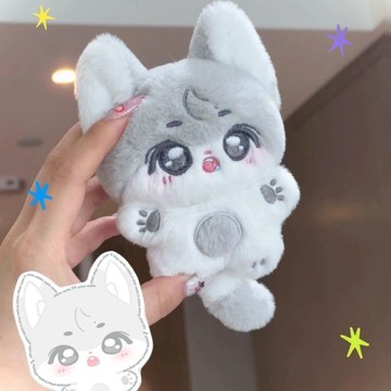 ❤️在臺好貨❤️TF家族 劉耀文 狼小耀 10CM 動物 棉花娃娃 明星 周邊 同人 高顏值 玩偶