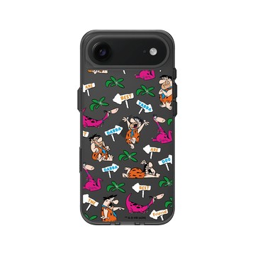 iPhone Air Clear (相機按鈕) 酷墨灰 - 摩登原始人 The Flintstones - 摩登原始人 - The Best Friends