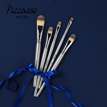 韓國PICCASSO銀色遮瑕化妝刷5件套裝 proof03/06/07/08/09化妝刷