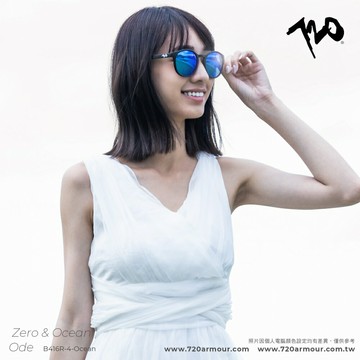 《720armour》Ode / Zero & Ocean - B416R-4-Ocean 消光黑/灰藍鍍膜