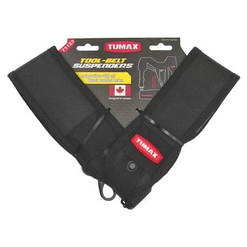 TUMAX 工具腰帶吊帶 兼容所有TUMAX加墊腰帶  黑色  1個  Free