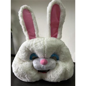 跨境復活節萬圣節裝飾可愛卡通兔子頭Temu亞馬遜角色扮演服bunny