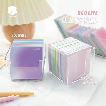 ✅小紅書迷你收納盒便籤亞克力透明桌面置物學生宿舍整理箱倉鼠廁所【台灣出貨】