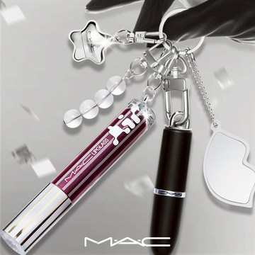 【MAC】[1+1]鑰匙圈唇露組✨Y2K辣妹星星吊飾唇露組 超透亮冰晶潤唇露/ 超透亮保濕豐唇露 | 唇蜜 潤唇膏 唇露 護唇膏 唇膏 生日禮物 巨蟹座禮物