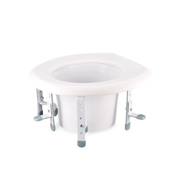 【馬桶增高器】馬桶增高器可裁切標準型｜5段調整、如廁輔助、座墊增高、免工具安裝、坐姿穩定